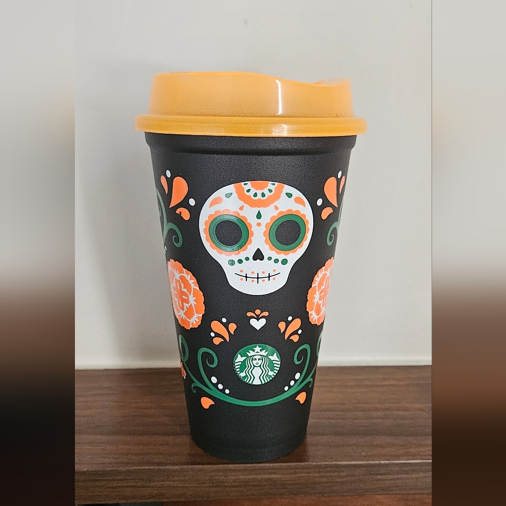 Dia de los Muertos reusable Starbucks cup